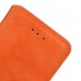 iPhone 6 6s Plus 5.5 - PU Leather Vintage Matte Flip Stand Protective Phone Cover Case Wallet - Orange